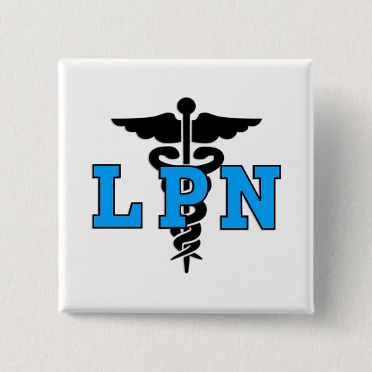 LPN medizinisches Symbol Button (Vorderseite)
