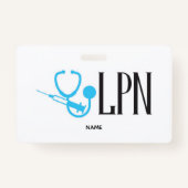LPN Name Badge Ausweis (Vorderseite)