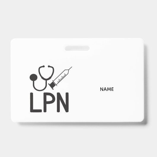 LPN-Namensschild Ausweis (Vorderseite)