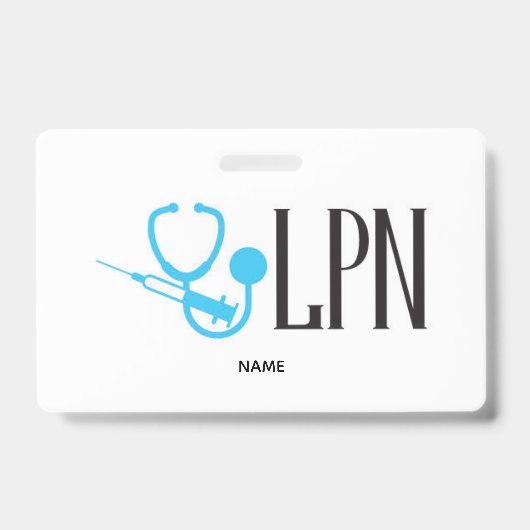 LPN-Namensschild Ausweis (Vorderseite)