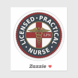 LPN Nurse Aufkleber