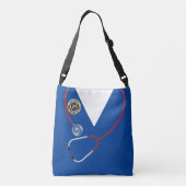 LPN Nurse Crossbody Bag Tragetaschen Mit Langen Trägern (Rückseite)