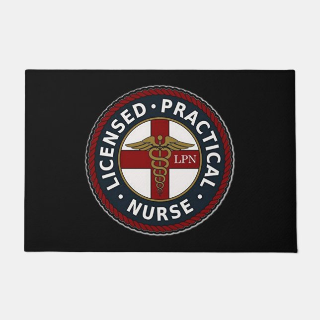 LPN Nurse Fußmatte (Vorderseite)