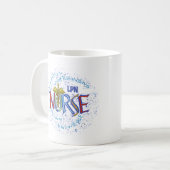LPN Nurse Motto Kaffeetasse (Vorderseite Links)