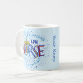 LPN Nurse Motto Kaffeetasse (Vorderseite Links)