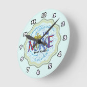 LPN Nurse Motto Runde Wanduhr (Winkel)