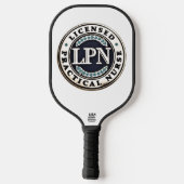 LPN Nurse Pickleball Schläger (Rückseite)