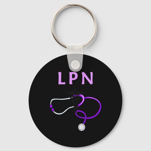LPN Stethoscope Schlüsselanhänger (Vorderseite)