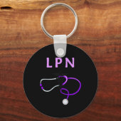 LPN Stethoscope Schlüsselanhänger (Vorderseite)