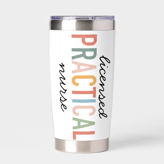 LPN Tumbler - Personalized Licensed Practical Nurs Thermobecher (Vorderseite)