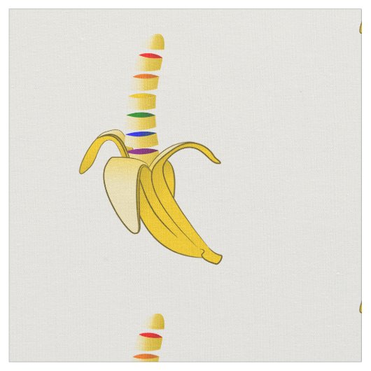 LQBQT Pride Humore Banana Stoff (Nahaufnahme)