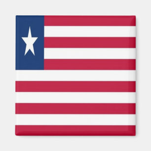 LR001 LIBERIA, FLAG, Afrika, Kühlschrank Magnet