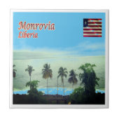 LR005 MONROVIA, Liberia, Fliese (Vorderseite)