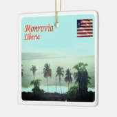 LR005 MONROVIA, Liberia, Keramikornament (Links)