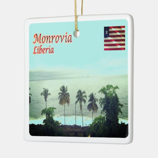 LR005 MONROVIA, Liberia, Keramikornament (Links)