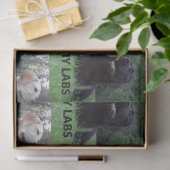 LR I Liebe meine Labradore mit Bild Seidenpapier (Geschenk)