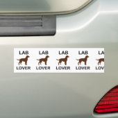 LR Labrador Liebhaber Autoaufkleber (Auf Auto)