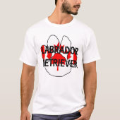 LR Name flatch paw T-Shirt (Vorderseite)