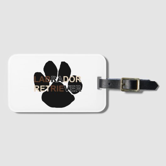 LR Namenspatze Gepäckanhänger (Vorderseite (Horizontal))