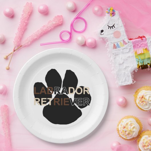 LR Namenspatze Pappteller (Party)