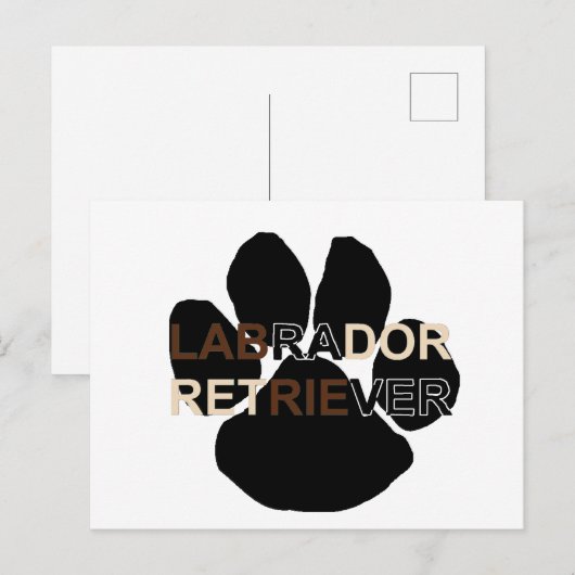LR Namenspatze Postkarte (Vorne/Hinten)