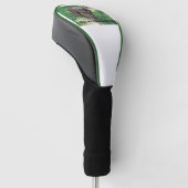 LR Schokolade Labrador Liebe mit Bild Golf Headcover (angewinkelt)