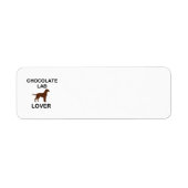 LR Schokolade Labrador Liebhaber (Vorne)