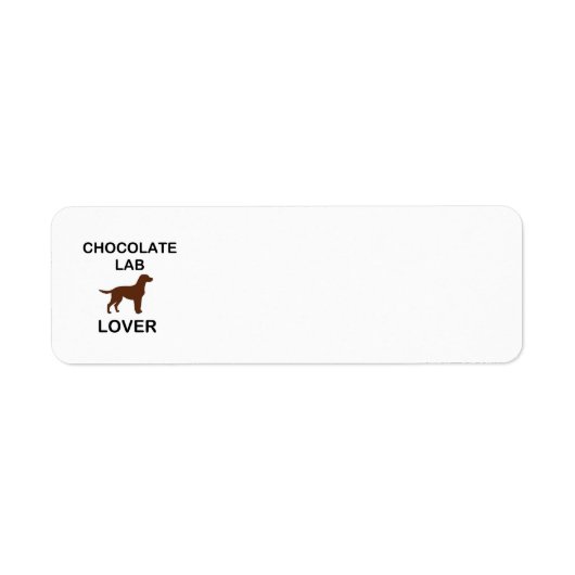 LR Schokolade Labrador Liebhaber (Vorne)