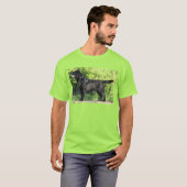LR schwarzes Labor T-Shirt (Vorne ganz)