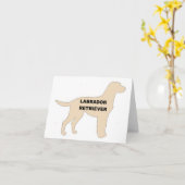 LR-Silhouette Karte (Gelbe Blume)