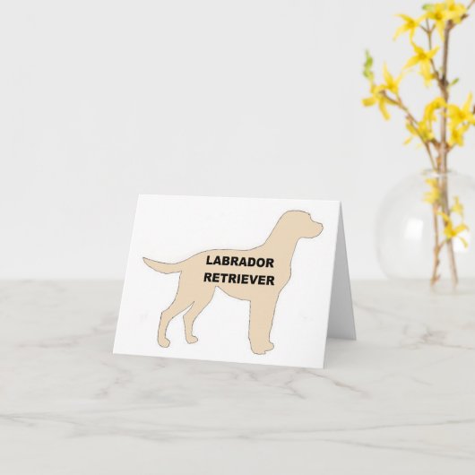 LR-Silhouette Karte (Gelbe Blume)