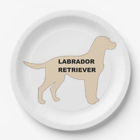 LR-Silhouette Pappteller (Vorderseite)