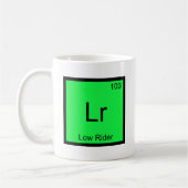 Lr - Symbol Hydraulics für chemische Elemente mit Kaffeetasse (Links)