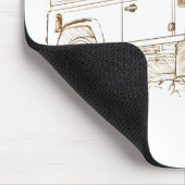 LR-Verteidiger-Feuer Mousepad (Ecke)