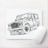 LR-Verteidiger Mousepad (Mit Mouse)