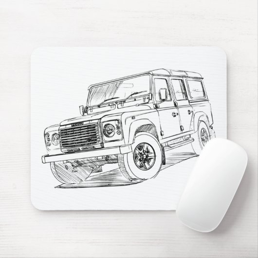 LR-Verteidiger Mousepad (Mit Mouse)