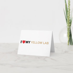 LR yellow love Karte