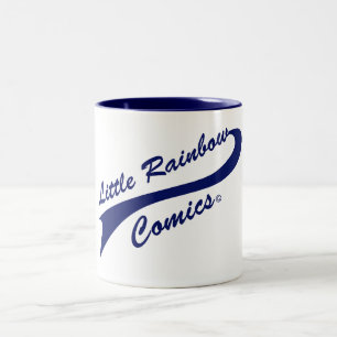 LRC: Blaue Baseball-Logo-Tasse Zweifarbige Tasse