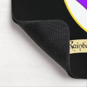 LRC: Regenbogen-Haus-Mausunterlage Mousepad (Ecke)