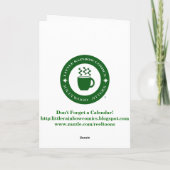 LRC: Regenwald Feiertagskarte (Rückseite)