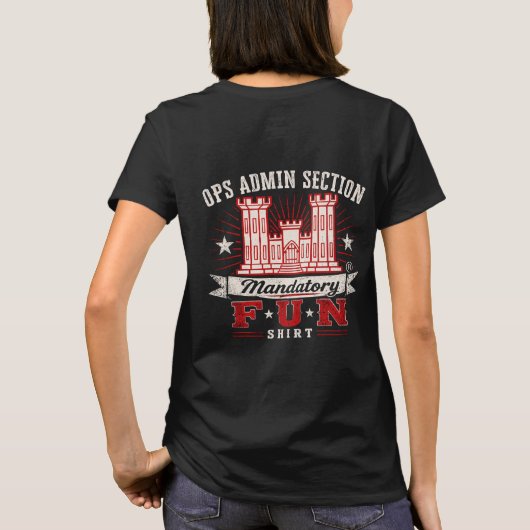 LRN OP Pflicht Spaß Dunkle Farbe T-Shirt (Rückseite)