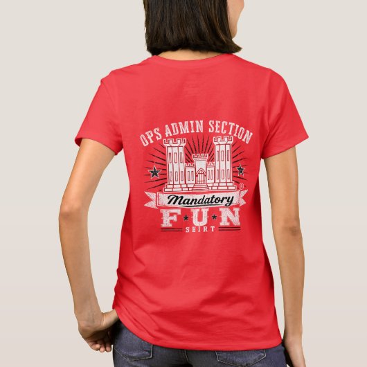 LRN OP Pflichtspaß Rot T-Shirt (Rückseite)