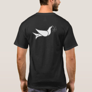 LRP blau auf der Orangentaube hinten T-Shirt