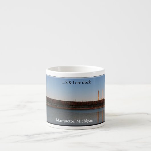 LS&I Ore Dock Marquette Espresso Tasse (Vorderseite)