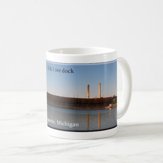 LS & I Ore Dock Marquette Tasse (VorderseiteRechts)