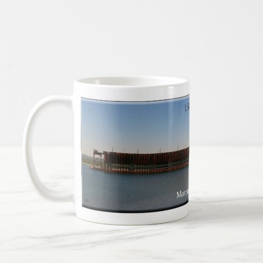LS & I Ore Dock Marquette Tasse (Links)