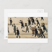 LS Lowry aus dem 21. Jahrhundert Postkarte (Vorne/Hinten)