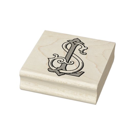 LS Monogram SL Monogram Gummi Ink Briefmarke Gummistempel (Stempel)