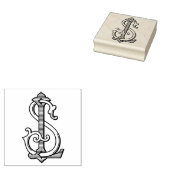 LS Monogram SL Monogram Gummi Ink Briefmarke Gummistempel (Stempel)
