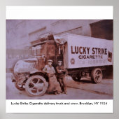 LS Truck Print Copy, Lucky Strike Cigarette del.. Poster (Vorne)